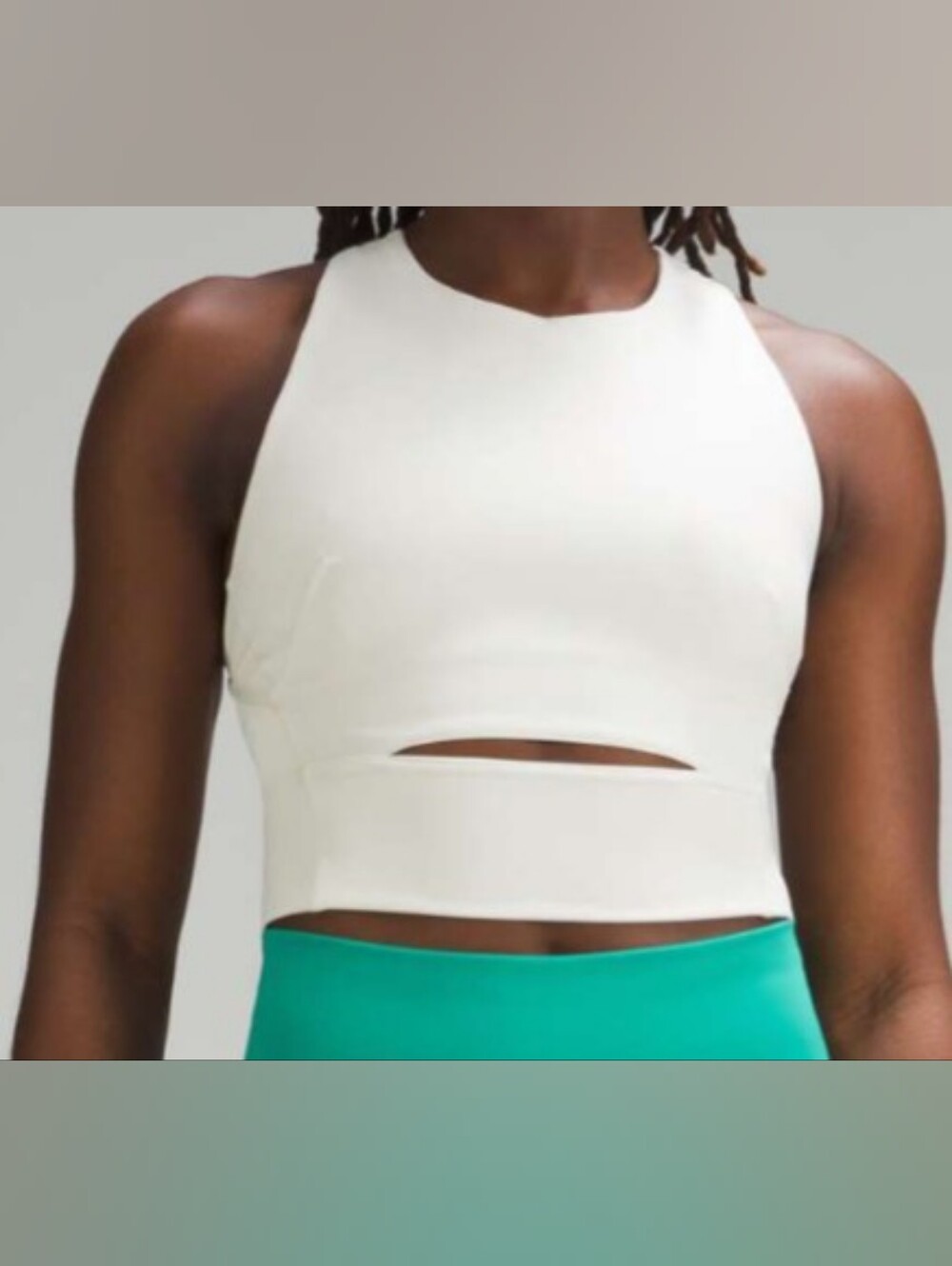 NWT Lululemon size 8 Wunder Train Mesh Strap Tank - Picture 1 of 8